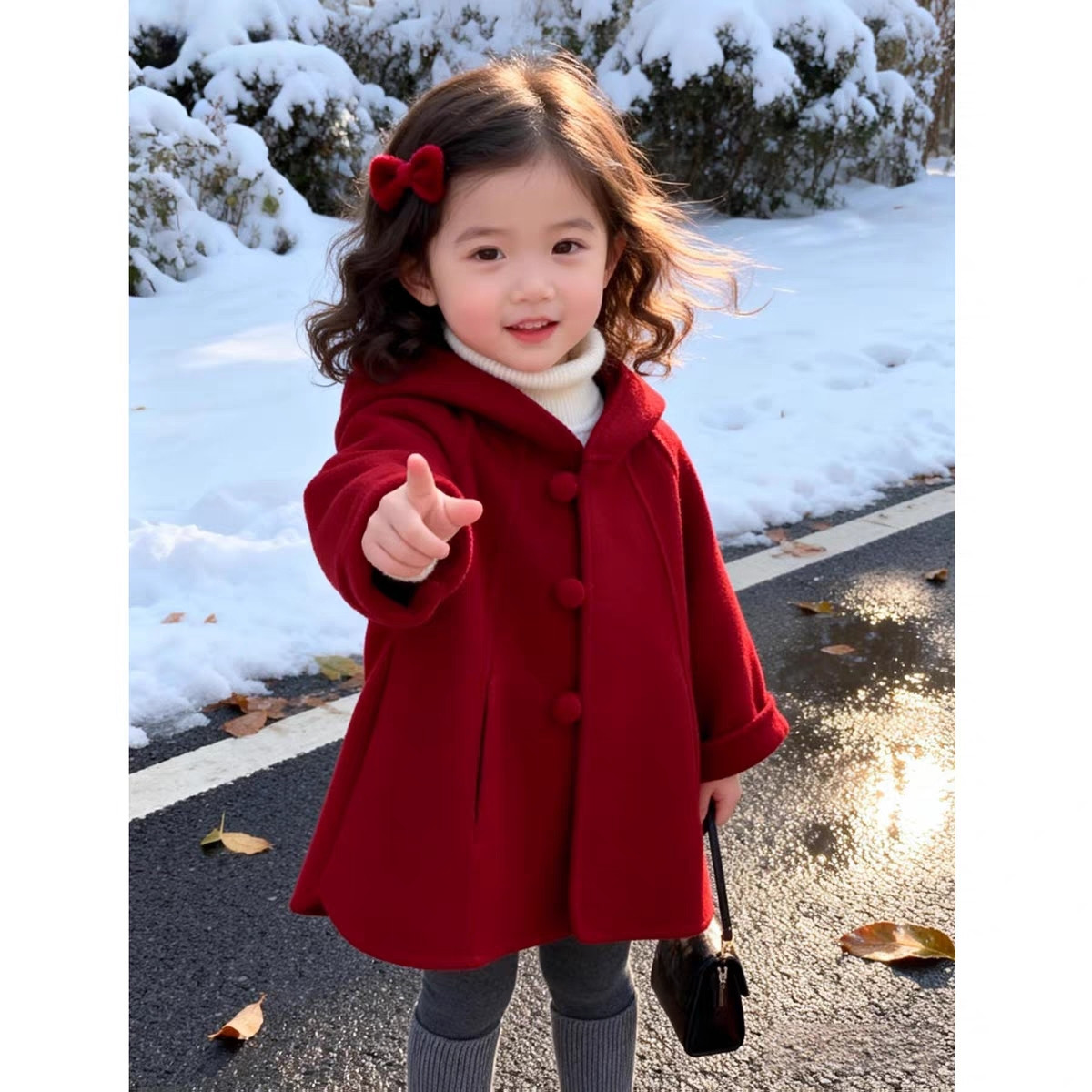 Winter Clothing For Babies - Детское шерстяное пальто для девочек, осень-зима,
