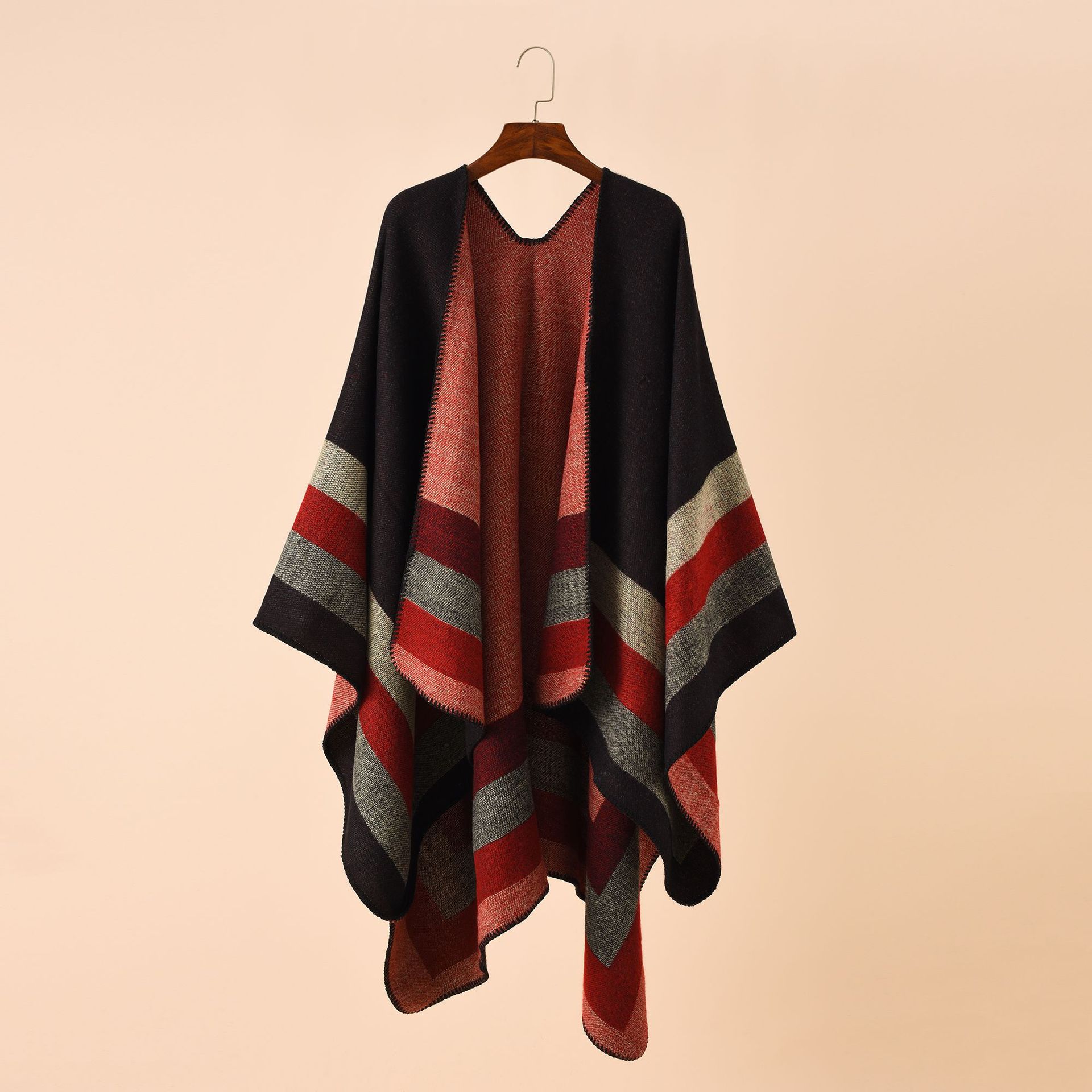 Cashmere Scarf Wrap - Новинка 2024, модное зимнее теплое пончо