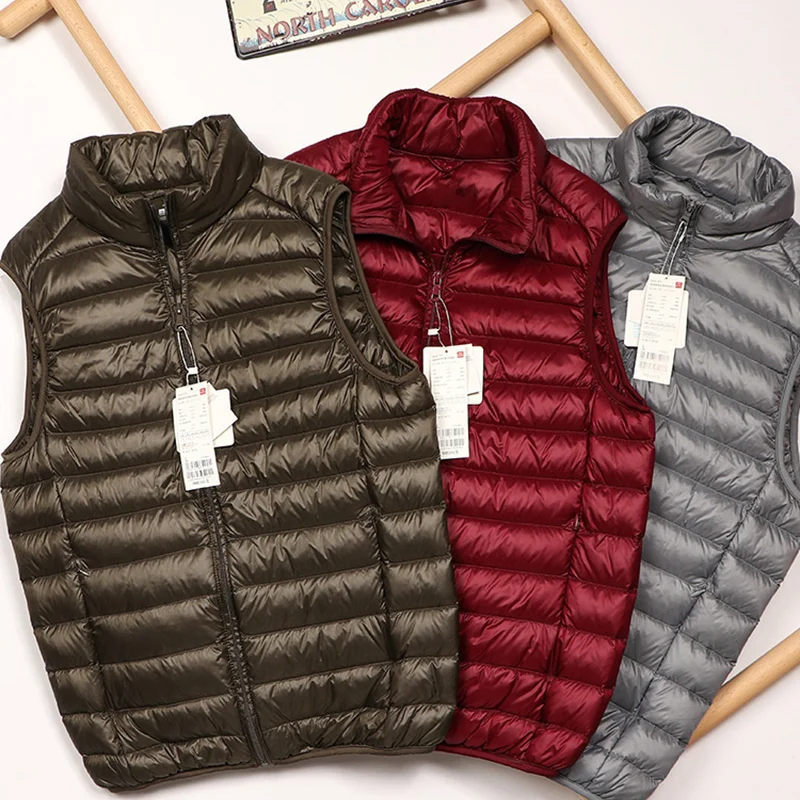 Down Vest Ultralight - Высококачественный мужской жилет на утином пуху,