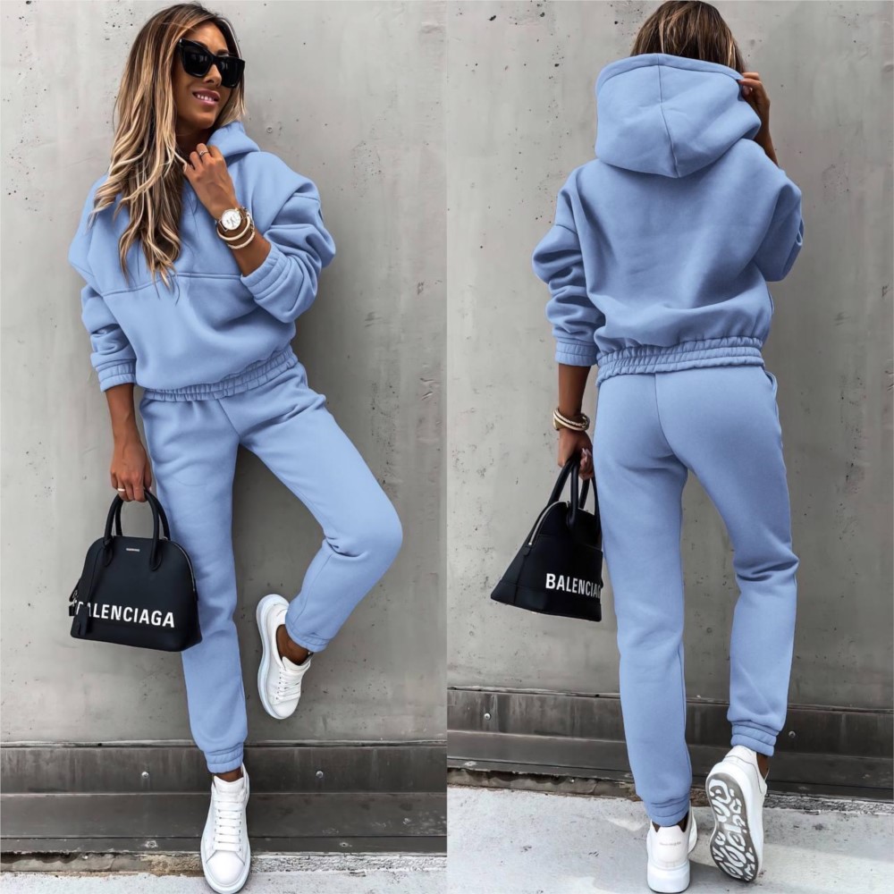 Winter Clothing Sales - Осень-зима, новая однотонная толстовка с длинными