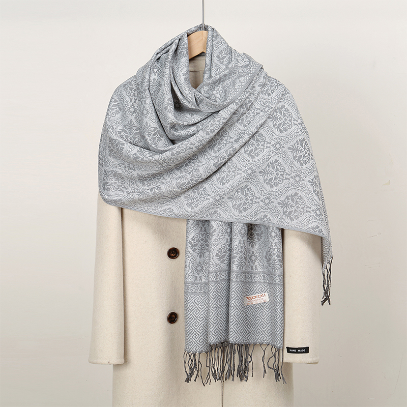 Cashmere Scarf Wrap - 2024, роскошный толстый кашемировый шарф, женский