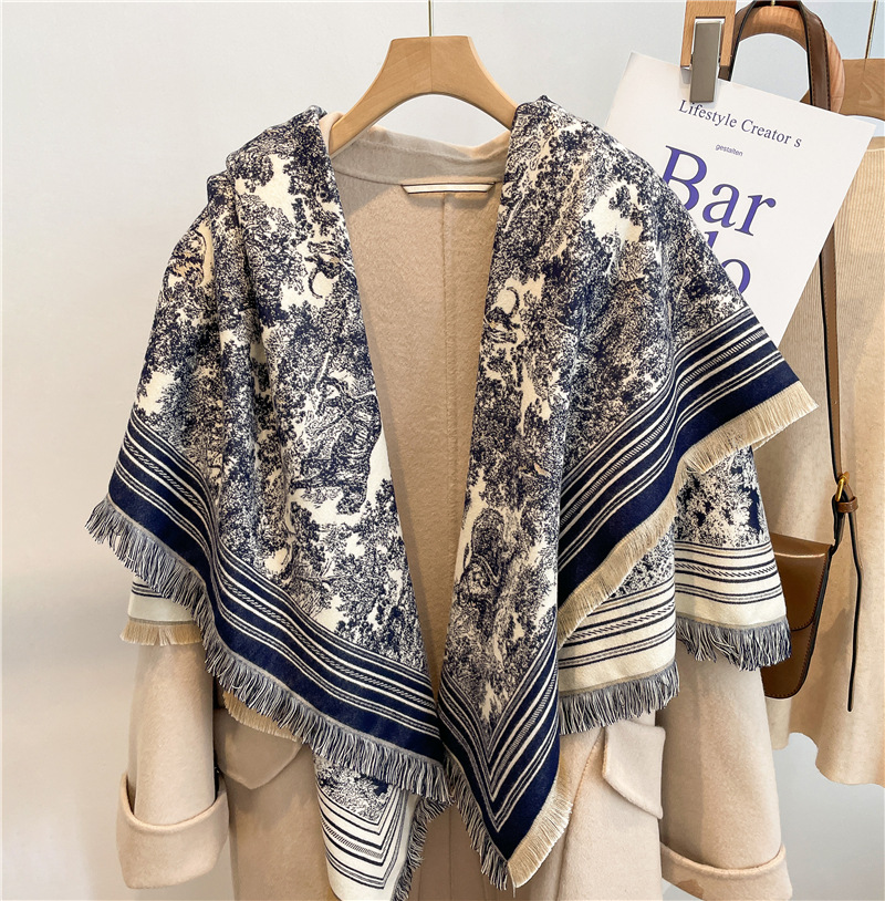 Cashmere Scarf Wrap - Роскошный женский шарф из смеси кашемира