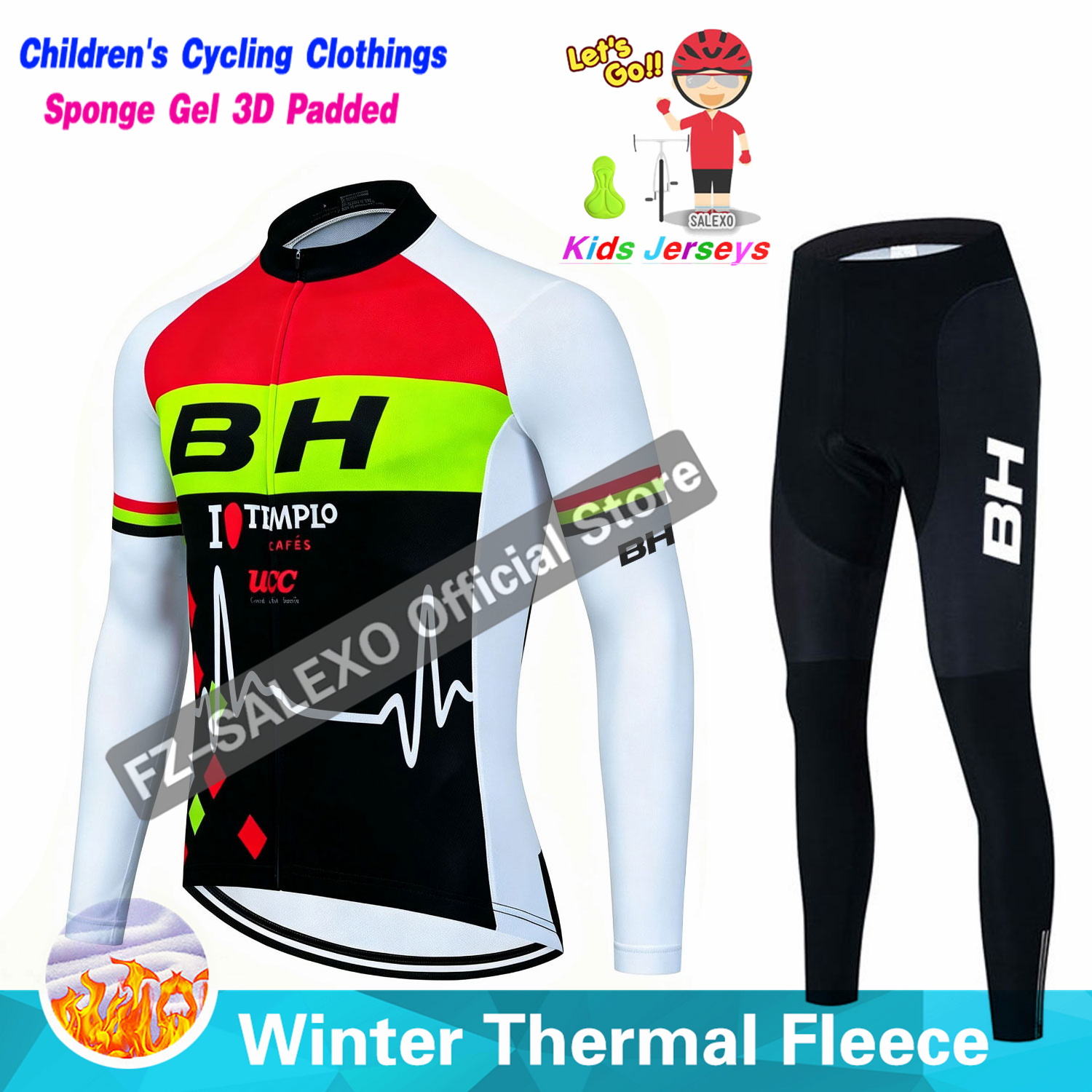 Winter Clothing For Boys - BH 2027 Детский зимний велосипедный костюм