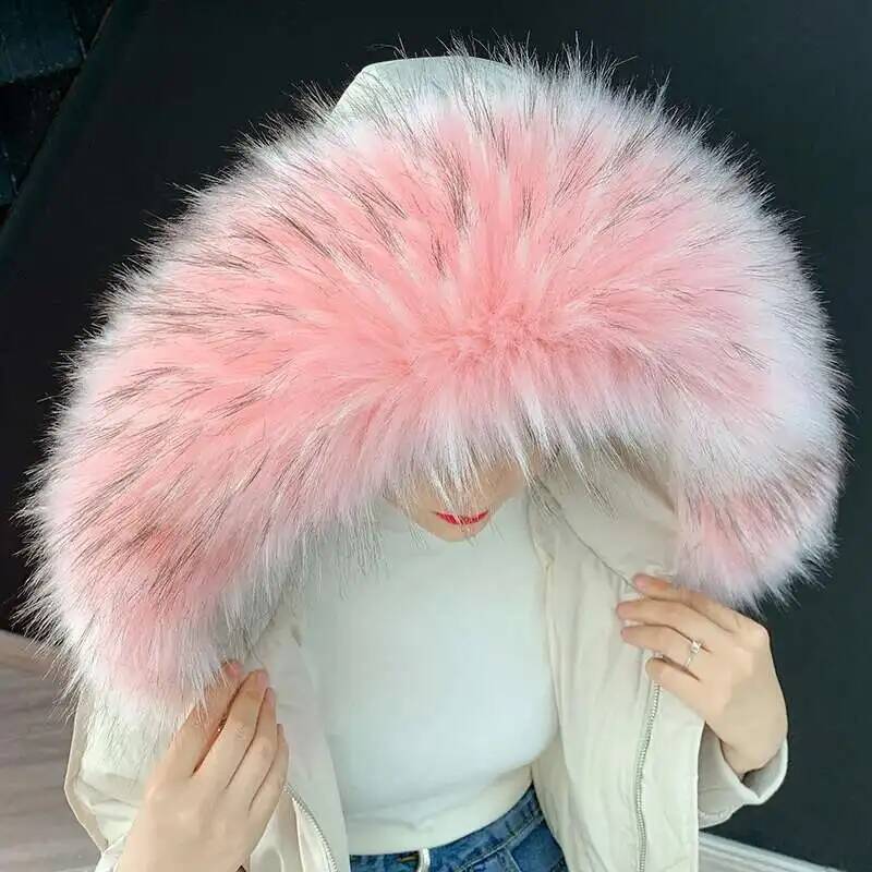 Winter Clothing Women Sale - Съемный воротник из искусственного меха, очень