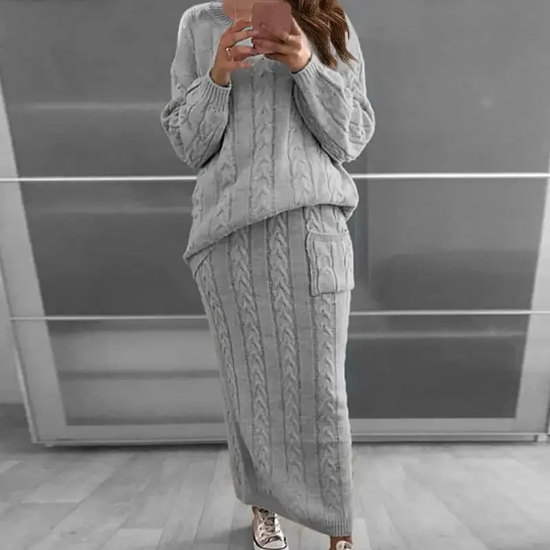 Winter Clothing Sales - Свитер Женский комплект Осенне-зимний комплект из