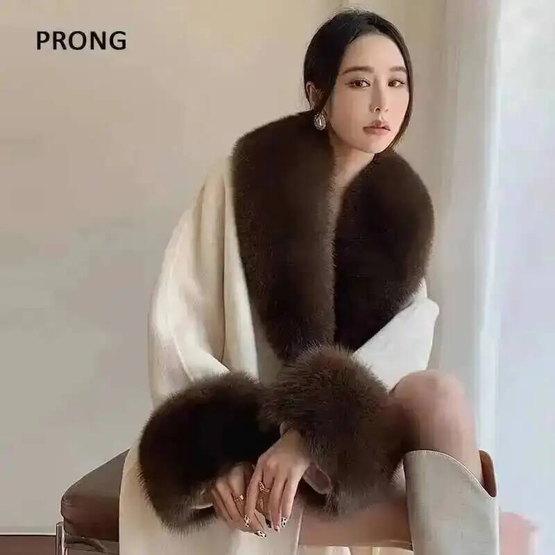 Winter Clothing Women Sale - Женское зимнее пальто, куртка, меховой шарф,