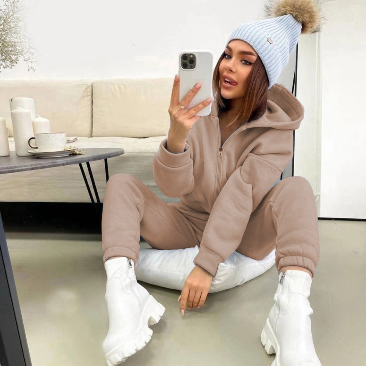 Winter Clothing Sales - Женский спортивный костюм из двух предметов,