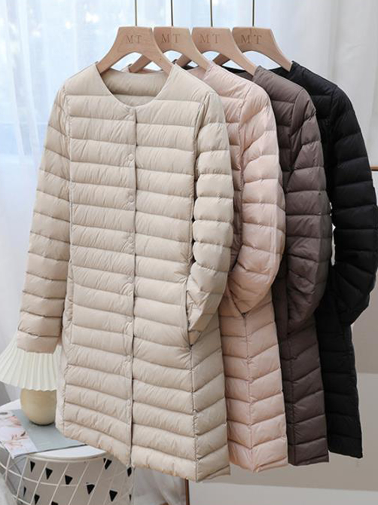 Puffer Jacket Women Down - Зимнее ульсветильник кое тонкое пальто SEDUTMO