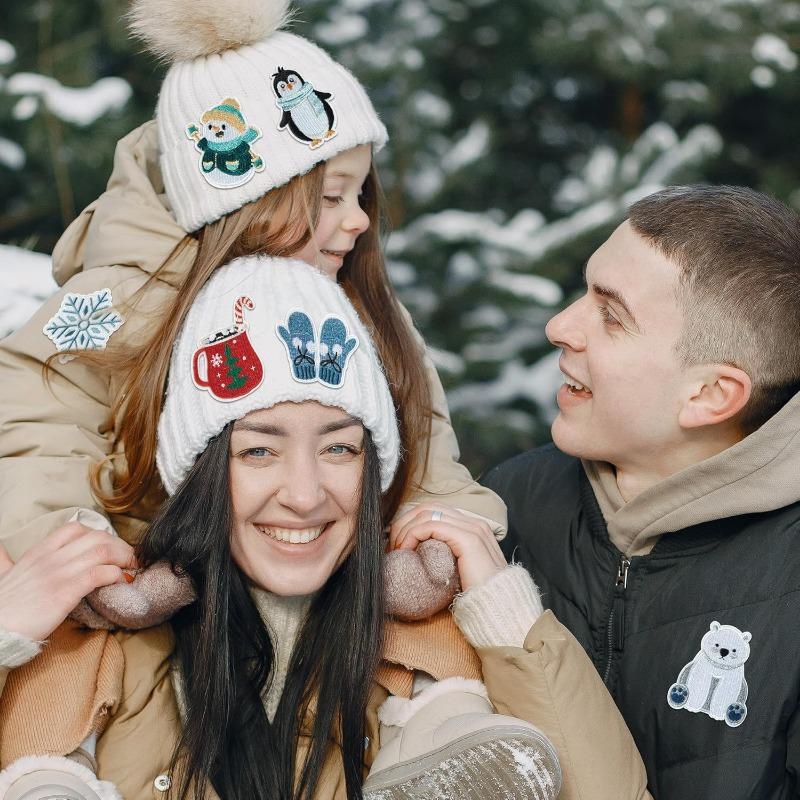 8 шт. зимние тематические желе – обзор и цена Winter Clothing Pictures