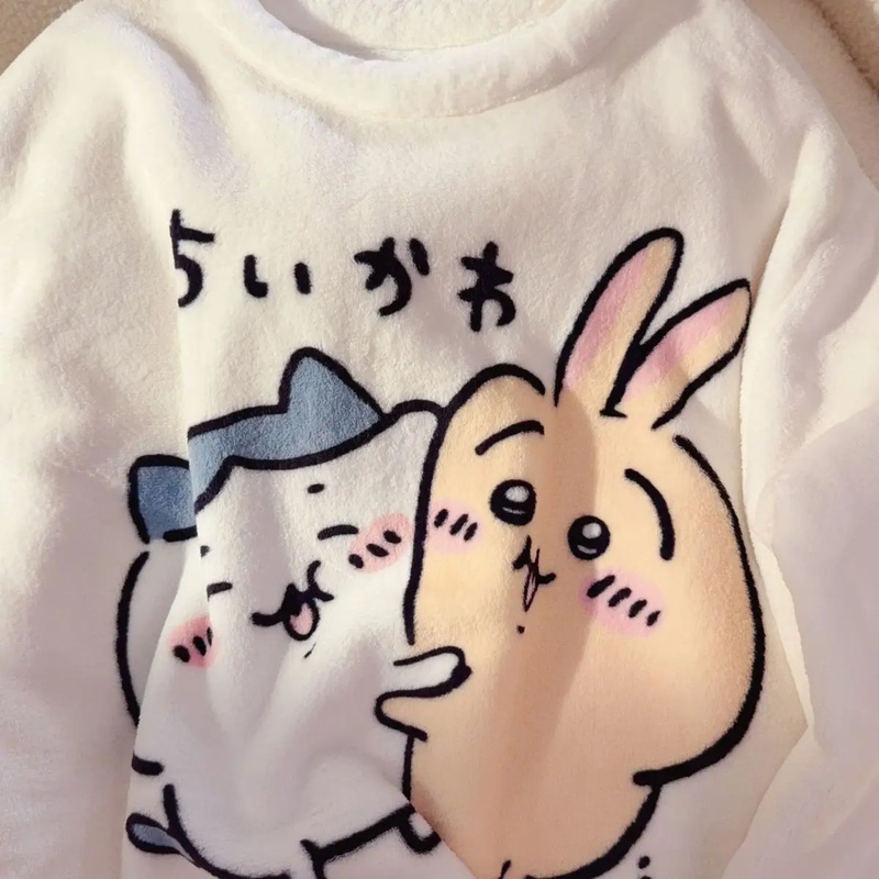 Комплект пижамы Chiikawa Usagi – обзор и цена Winter Clothing Girls
