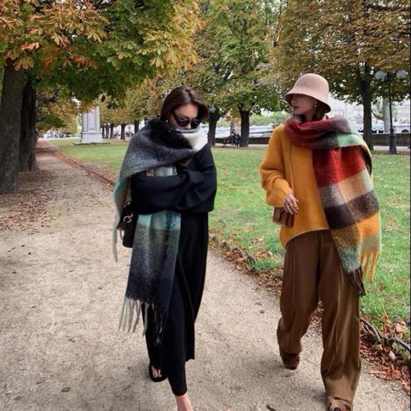 НОВЫЙ роскошный зимний толстый – обзор и цена Cashmere Scarf Wrap