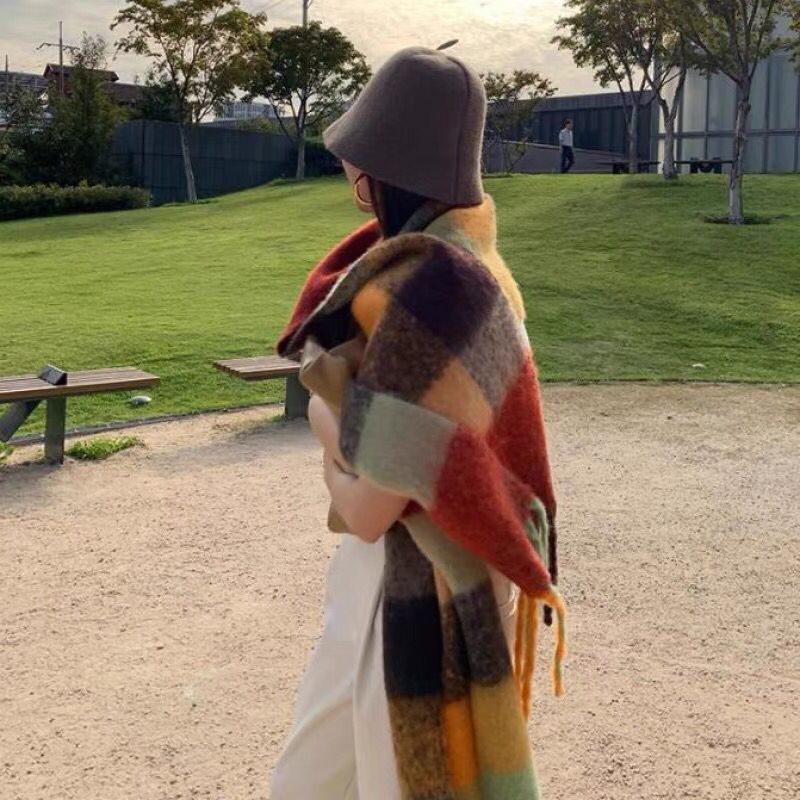 НОВЫЙ роскошный зимний толстый – обзор и цена Cashmere Scarf Wrap