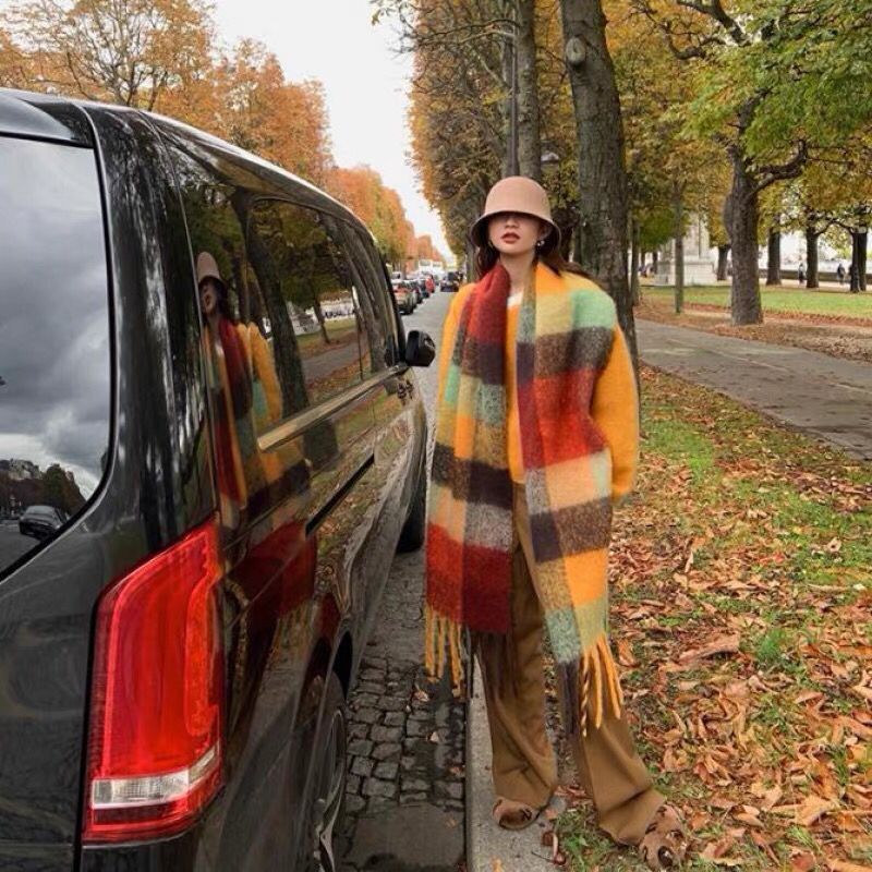 НОВЫЙ роскошный зимний толстый – обзор и цена Cashmere Scarf Wrap