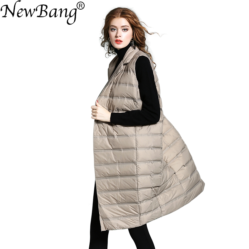 NewBang брендовый женский длин – обзор и цена Down Vest Ultralight