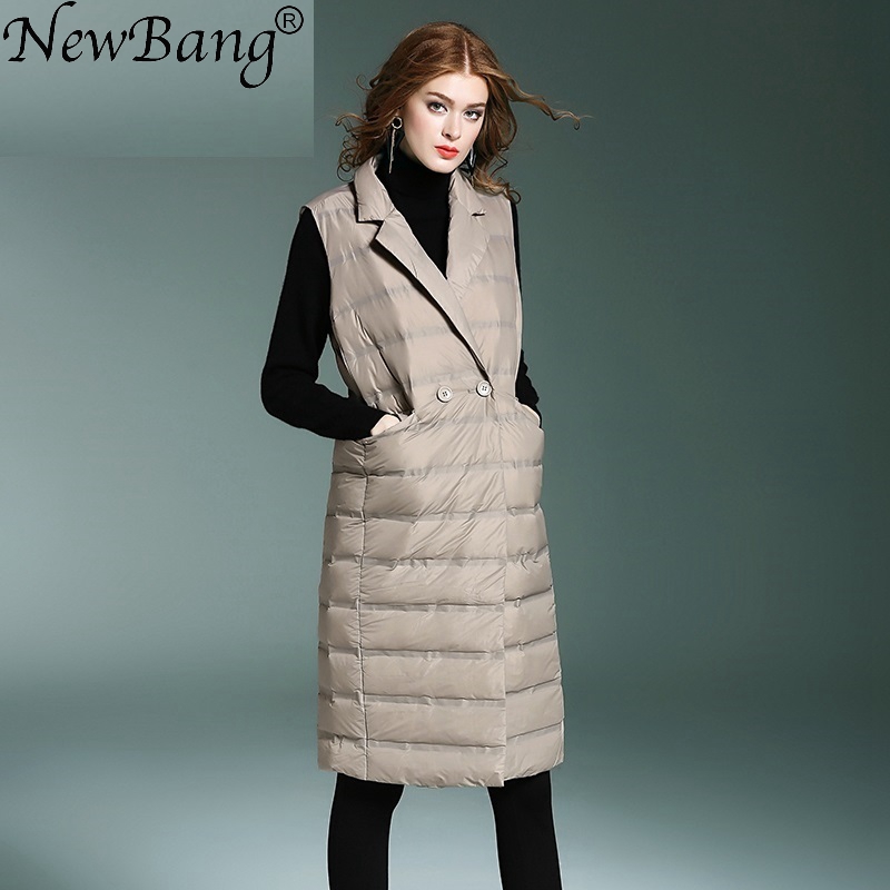 NewBang брендовый женский длин – обзор и цена Down Vest Ultralight
