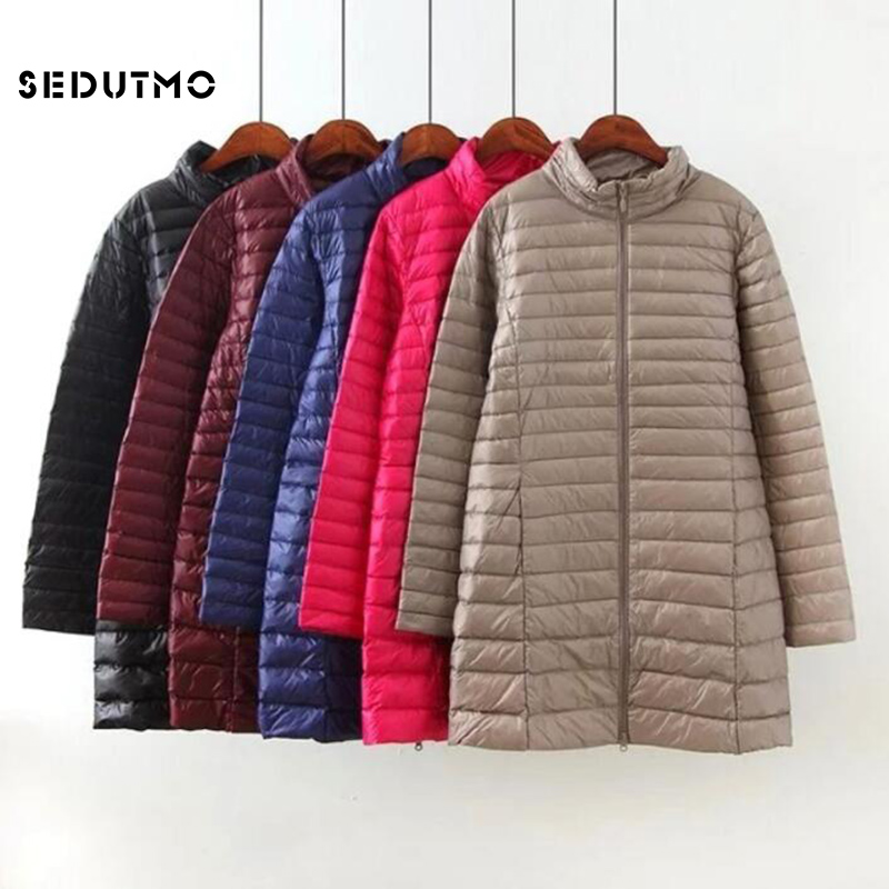 SEDUTMO зимние пуховики женски – обзор и цена Puffer Jacket Women Down