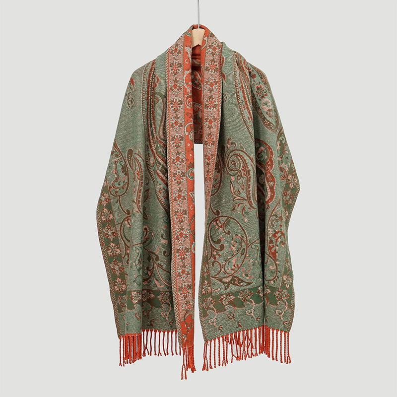 Модный женский жаккардовый шар – обзор и цена Cashmere Scarf Wrap