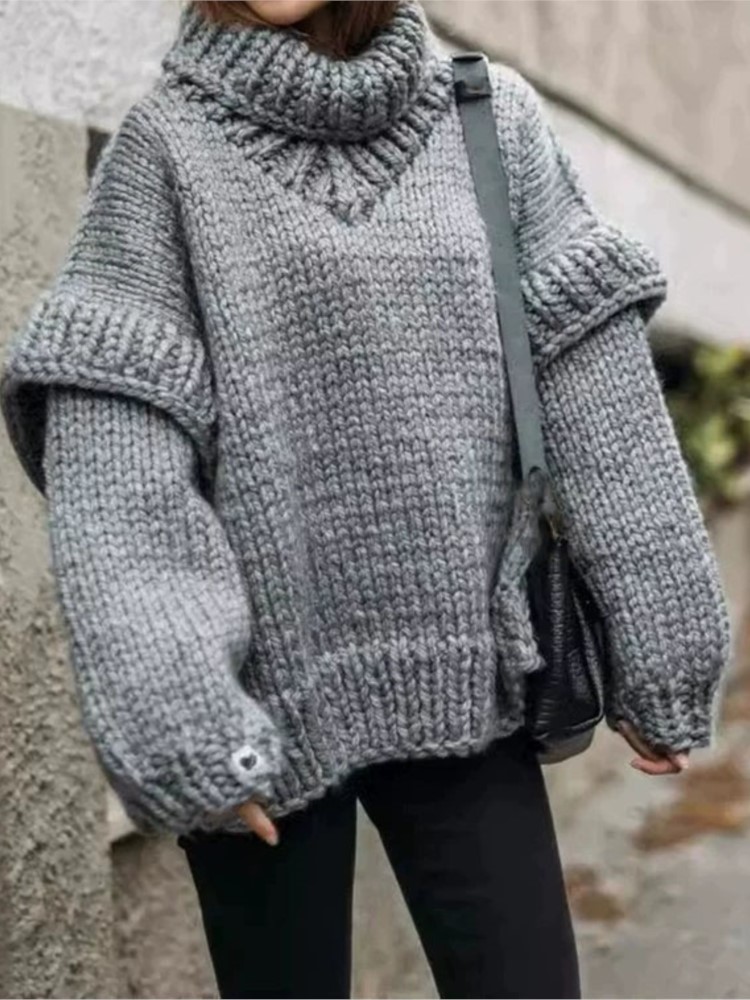 Модный вязаный свободный свите – обзор и цена Winter Clothing Girls