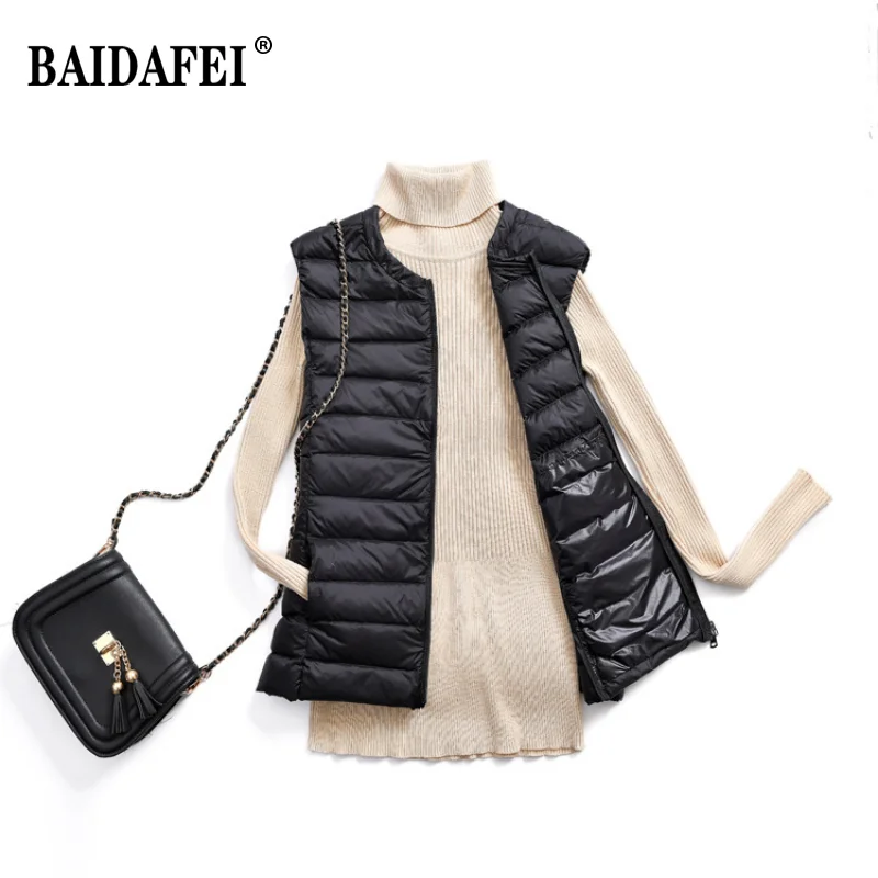 Женский повседневный пуховик б – обзор и цена Down Vest Ultralight