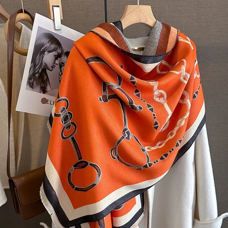 2024, роскошная теплая шаль из – обзор и цена Cashmere Scarf Wrap